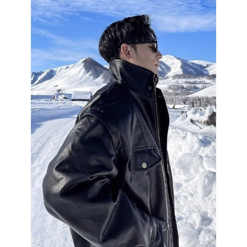 LEATHER JACKET BY HERMESLENSES EXSLUSIVE PREMIUM COLLECTION